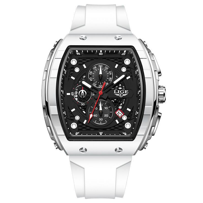 Luminous waterproof wristwatch