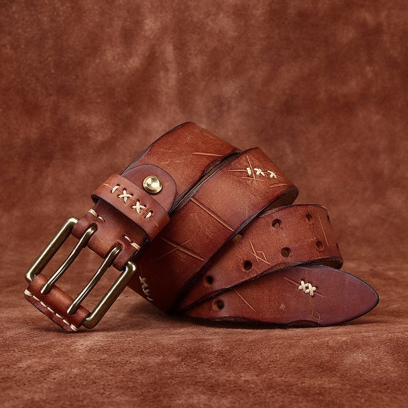 Double-prong belt