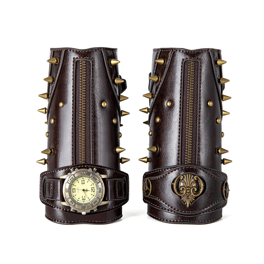 Retro-style arm cuff