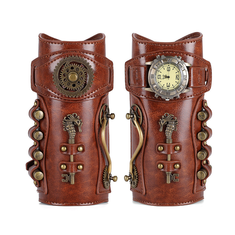 Retro-style arm cuff