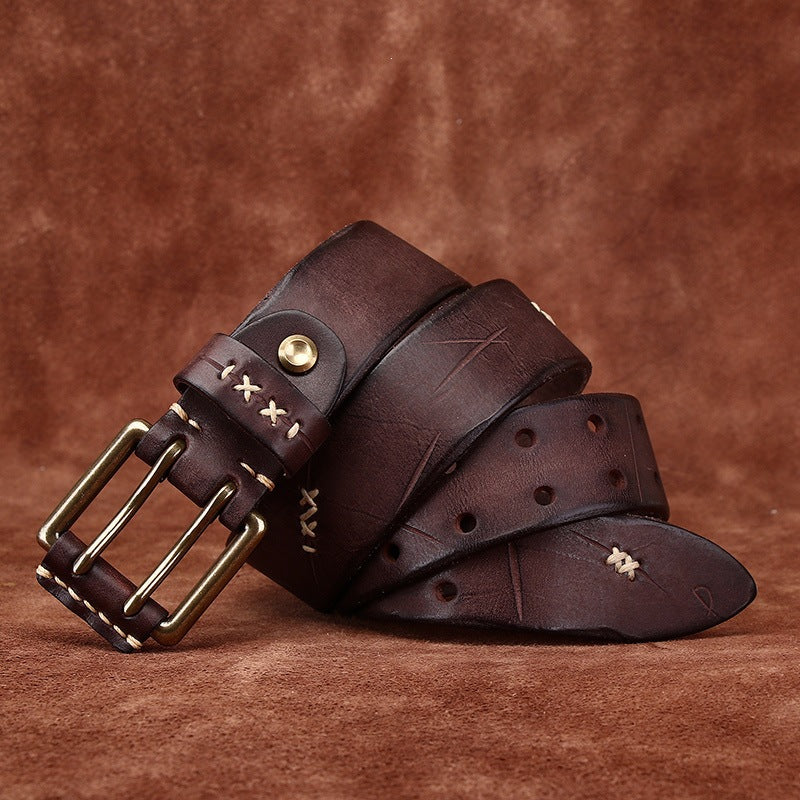 Double-prong belt