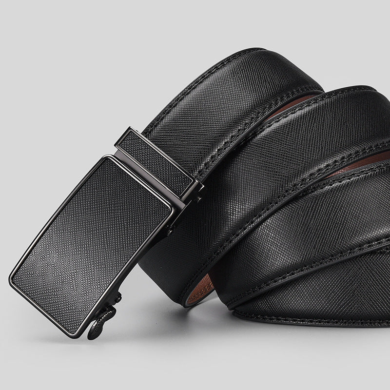 Men's Genuine Leather Automatic Waistband