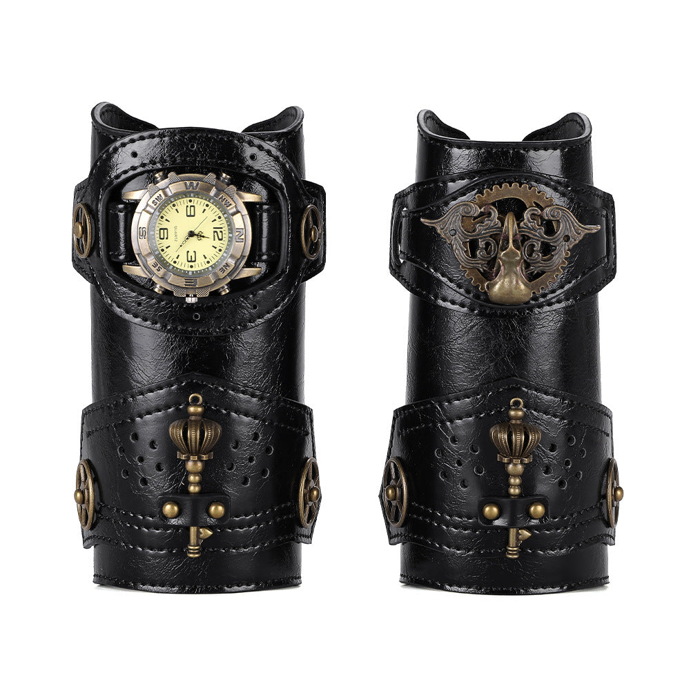 Retro-style arm cuff