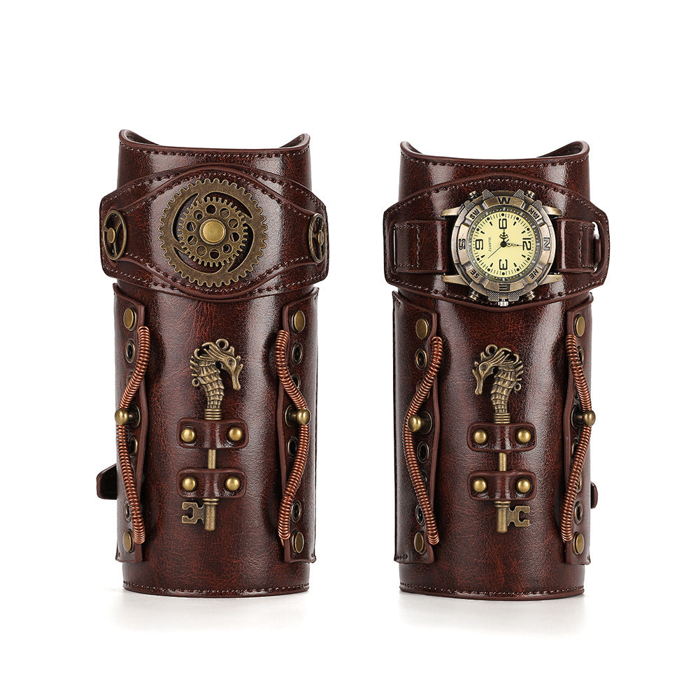 Retro-style arm cuff