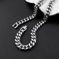 Minimalist square pendant choker necklace