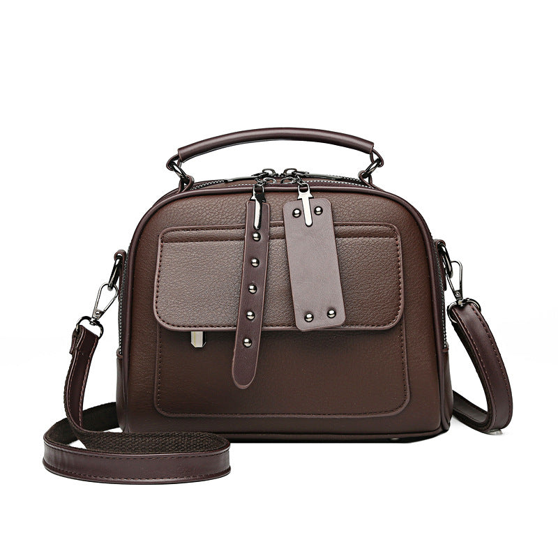 Fashion Women PU Multi-Layer Splicing Small Handbag – Sable Studio