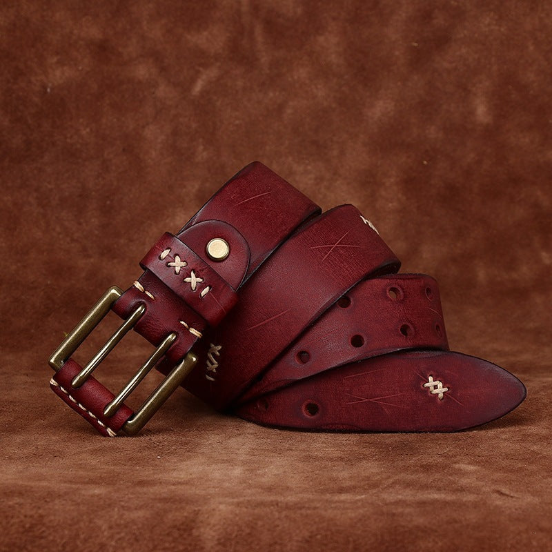 Double-prong belt