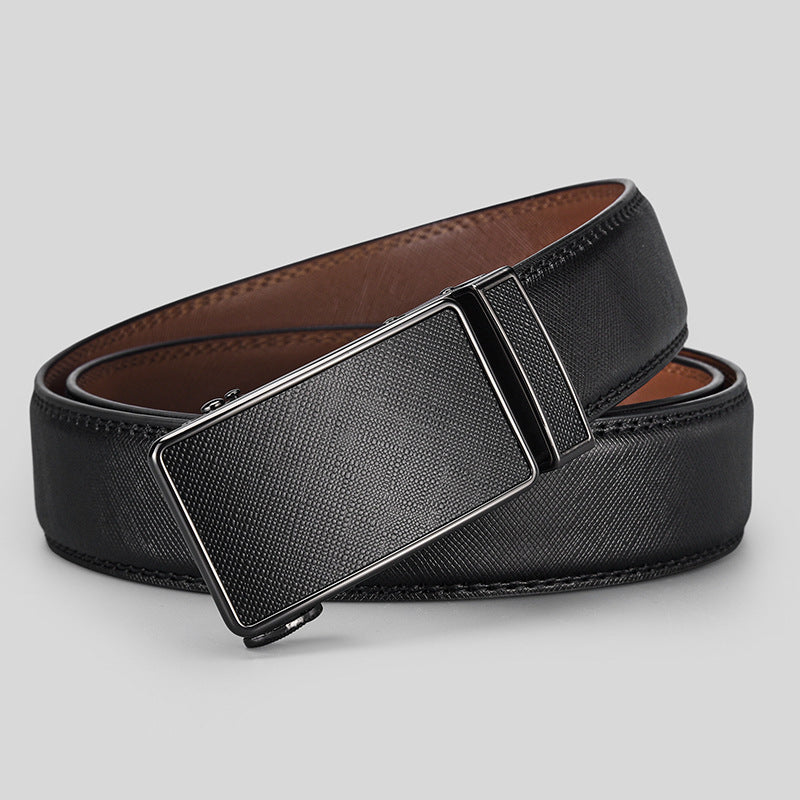 Men's Genuine Leather Automatic Waistband