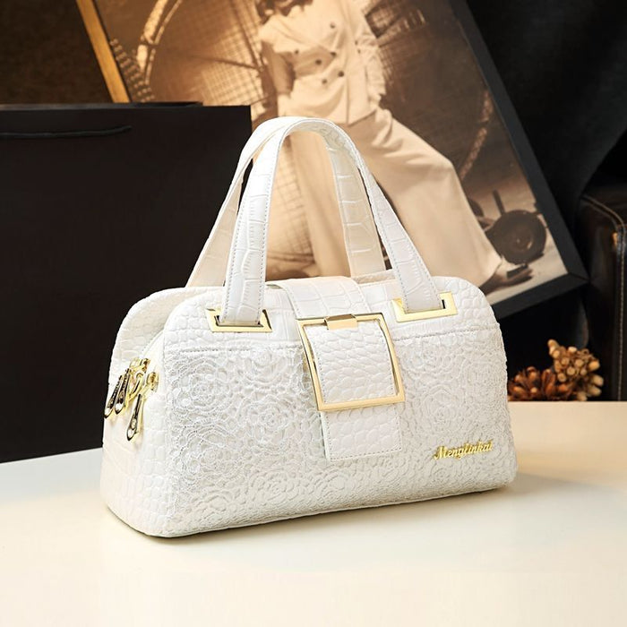 Elegant Crocodile Pattern handbag