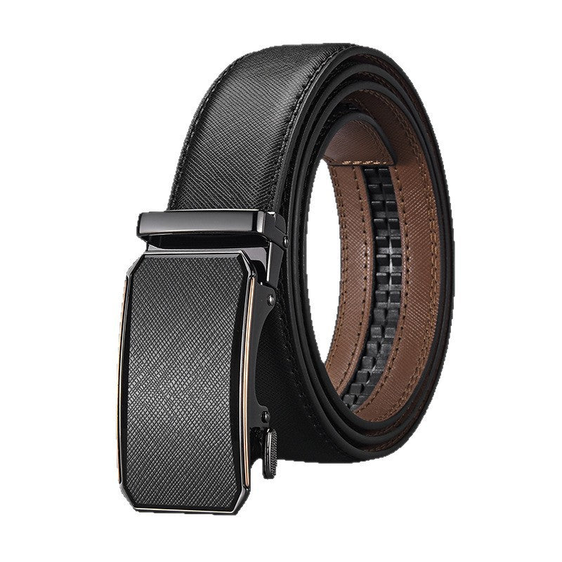 Men's Genuine Leather Automatic Waistband